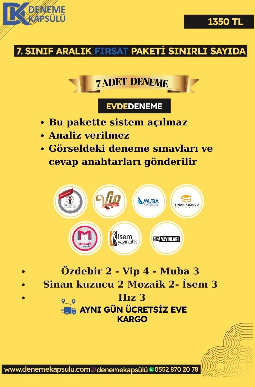 Lgs Türkiye Geneli Fırsat Paketi 7 Li