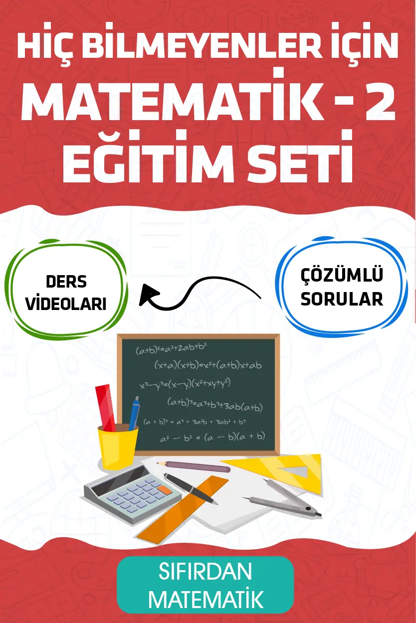 Hiç Bilmeyenler Için Matematik 2- Problemler Eğitim Seti